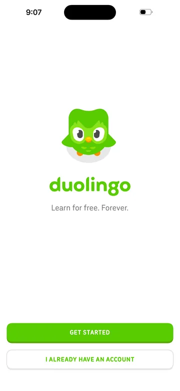 Duolingo app screen map preview
