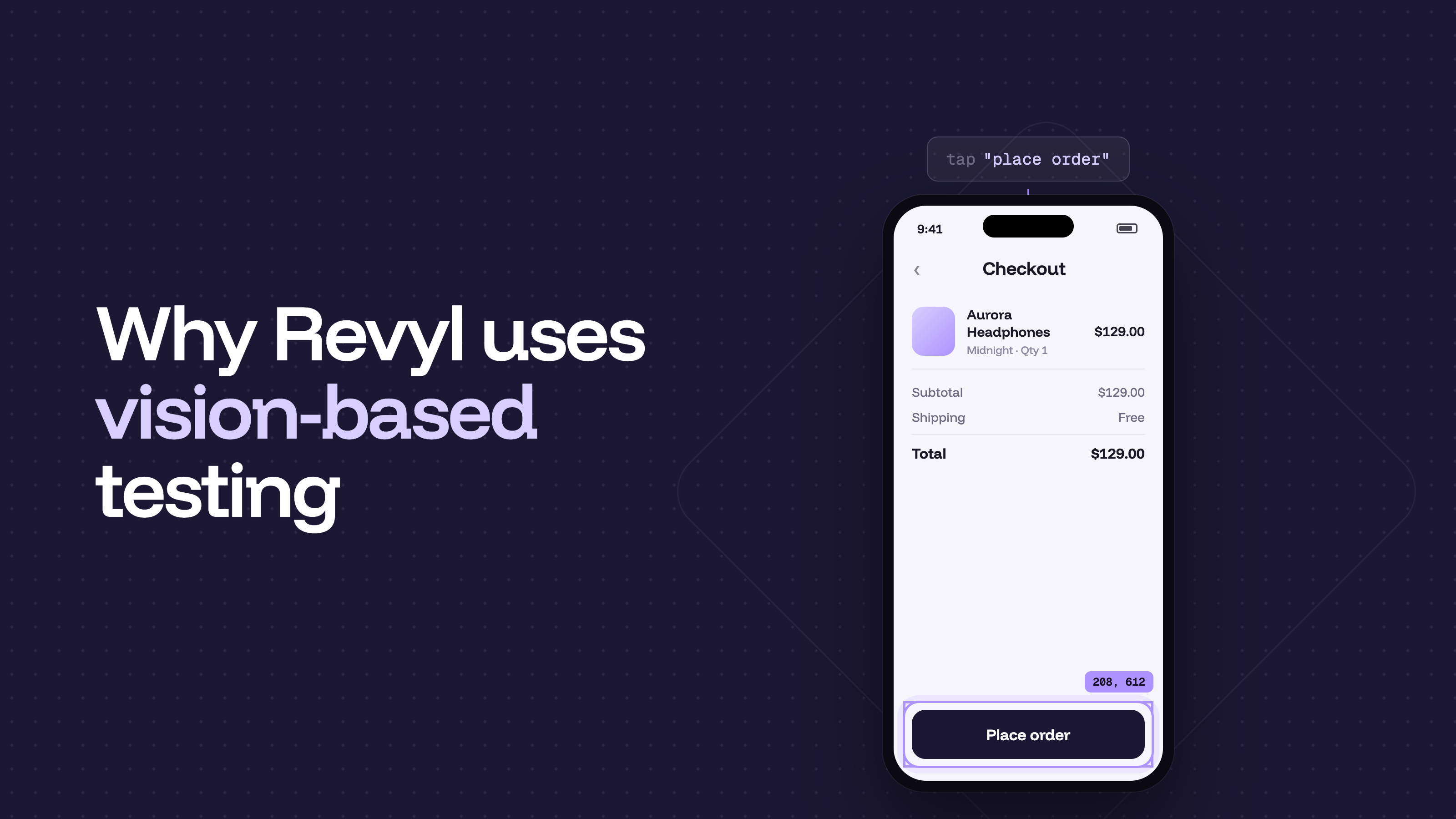Why Revyl uses vision-based testing